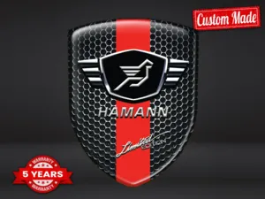 Hamann Resin decal Custom Design Superior Dome Stickers